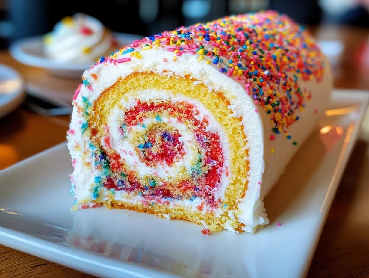 Birthday Cake Roll