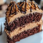 Chocolate Peanut Butter Velvet Cake