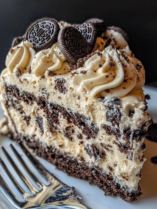 Decadent Oreo Cookie Dough Cake