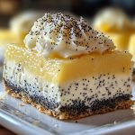 Lemon Poppy Seed Cheesecake Bars