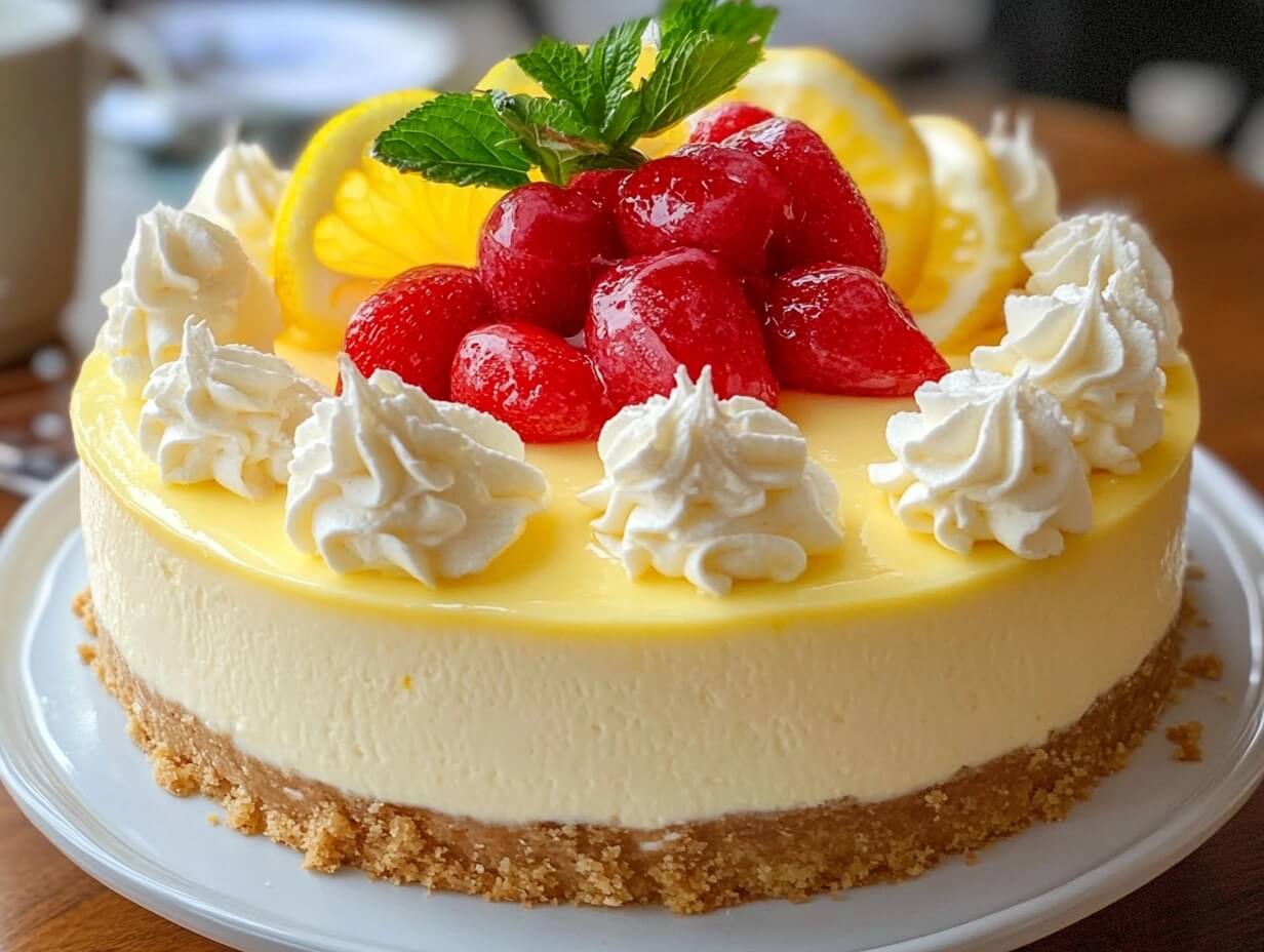 Lemonade Layer Cheesecake