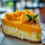 Tropical Paradise Mango Cheesecake