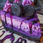 Purple Velvet Oreo Cheesecake