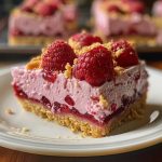 No Bake Raspberry Cheesecake Bars