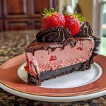 No-Bake Chocolate Strawberry Dream Cheesecake