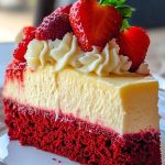 Strawberry Red Velvet Cheesecake